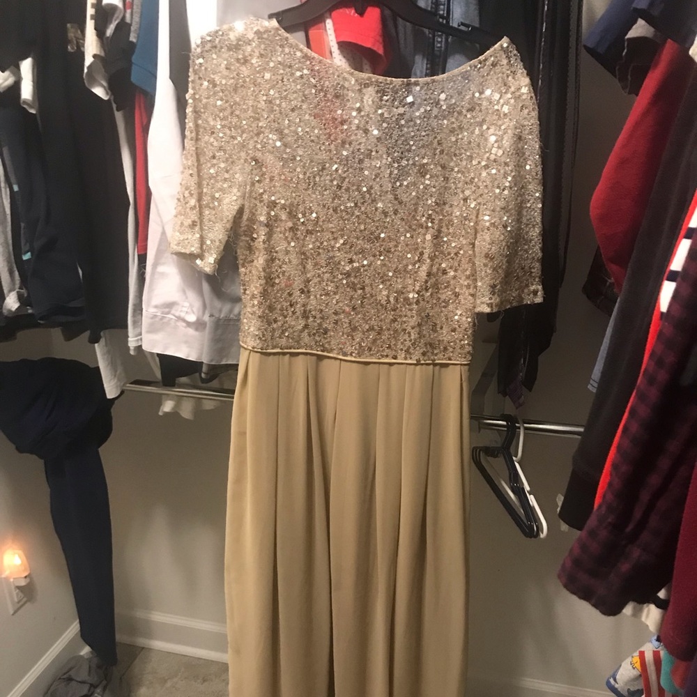 Gold Formal Dress